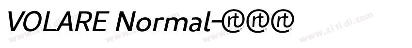 VOLARE Normal字体转换